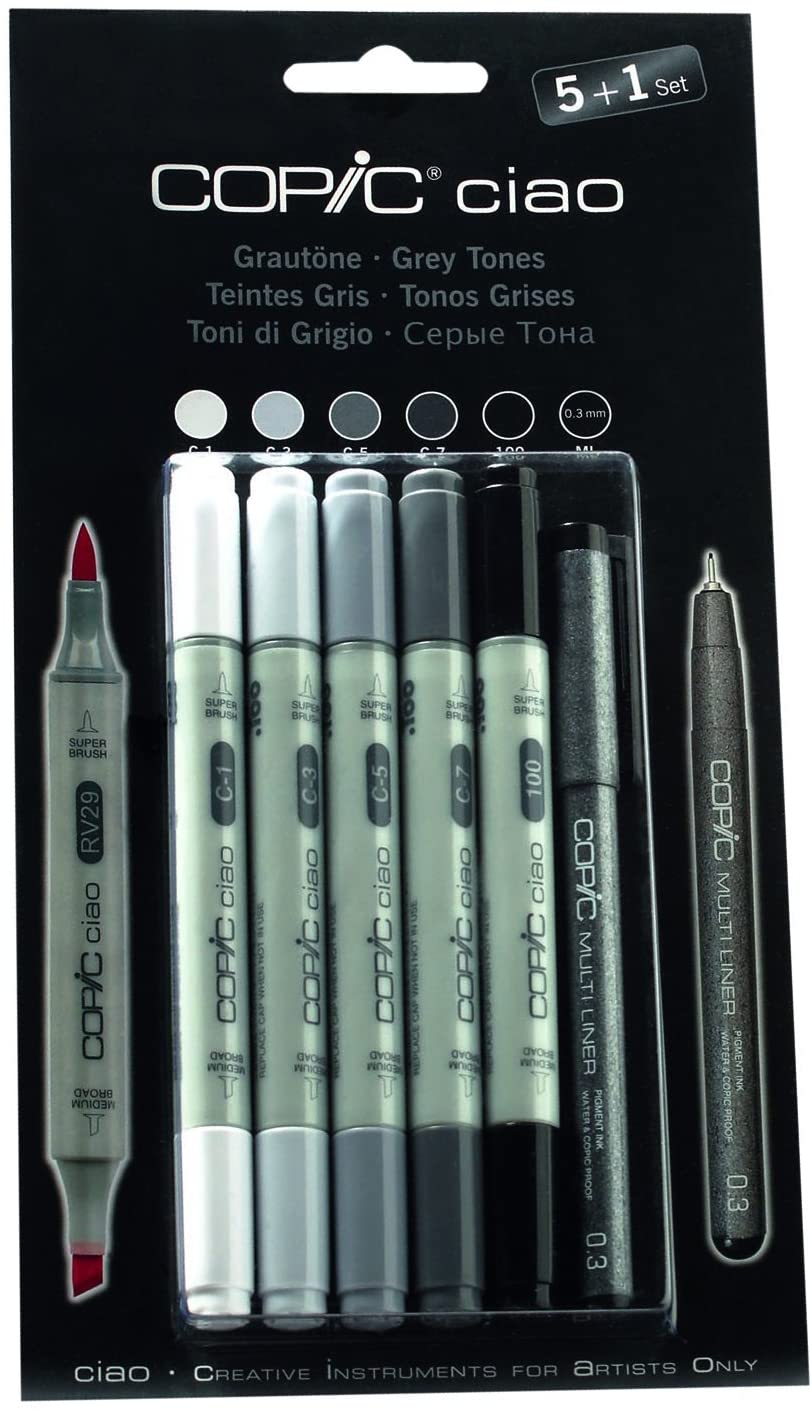 Grey tone marker set