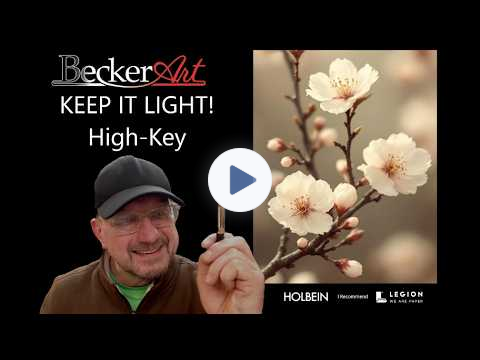 Paint-Along Lesson 12 | High-Key Apple Blossoms in Watercolor | Light, Airy Spring Scene