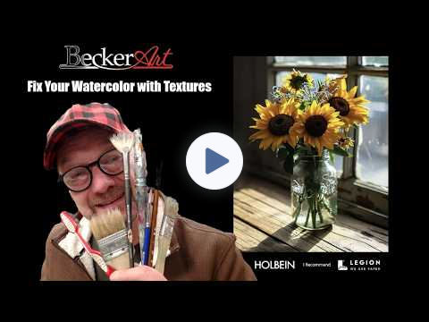 Paint-Along Lesson 9 | Sunflowers in a Window | Mastering Texture in Watercolor (2026 Series)