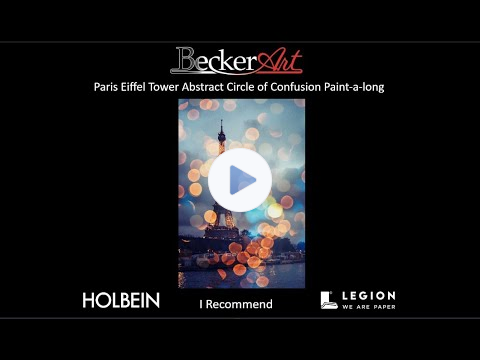 BeckerArt Paris Eiffel Tower Abstract Circle of Confusion Paint-a-long