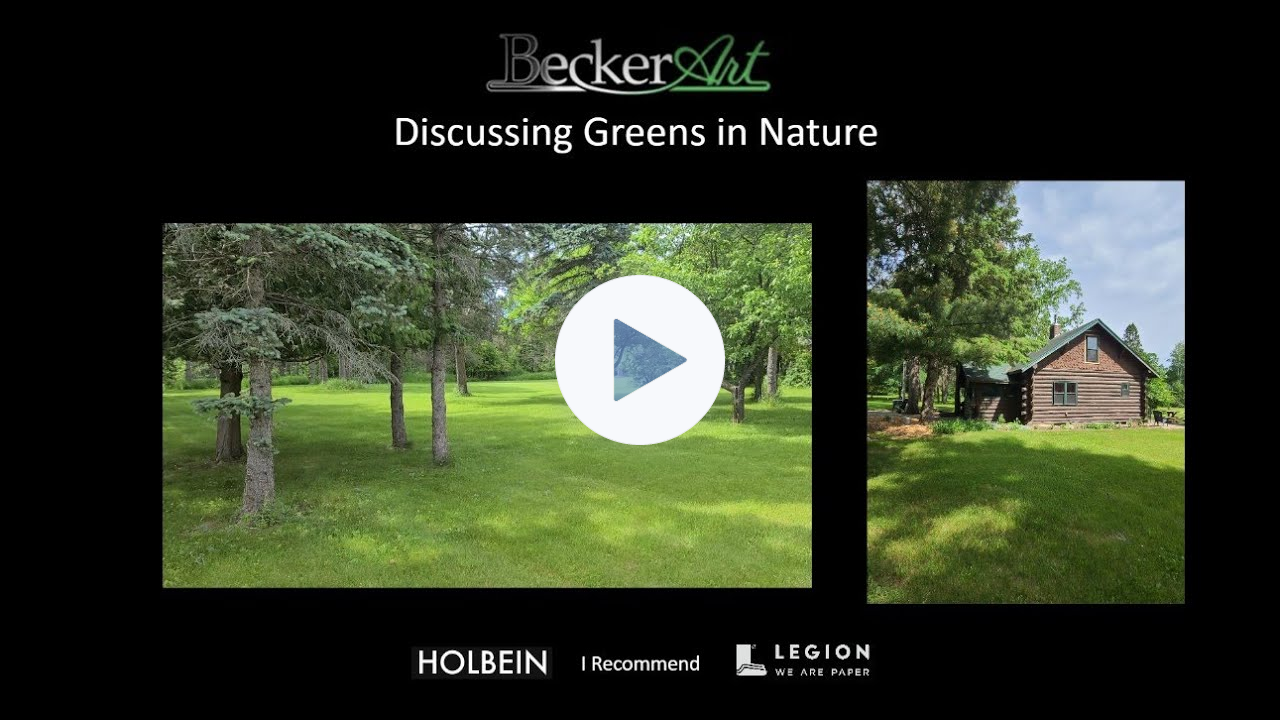 BeckerArt Discussing Greens in Nature