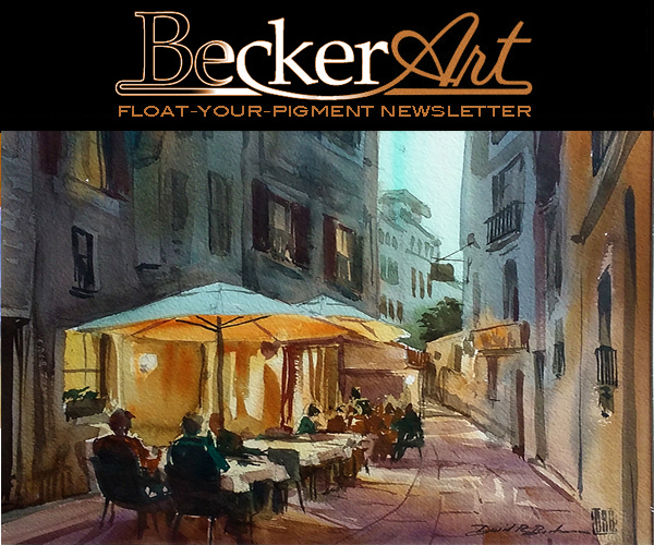 BeckerArtLLC Float-Your-Pigment Newsletter