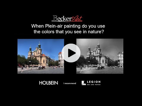 BeckerArt, Do you Paint Natural Local Colors when Plein-air Painting?