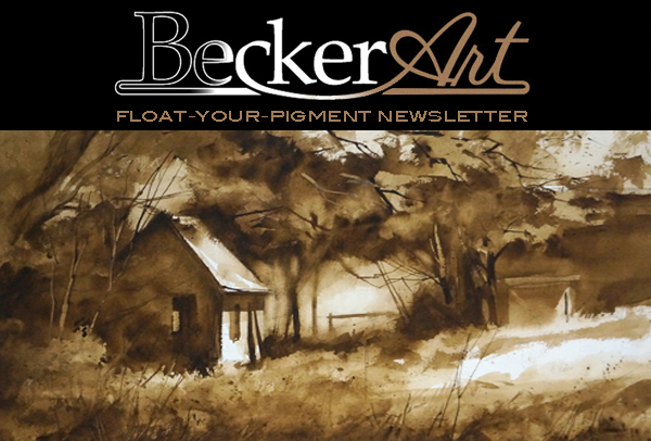 BeckerArtLLC Float-Your-Pigment Newsletter