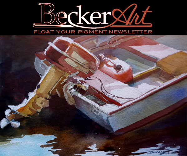 BeckerArtLLC Float-Your-Pigment Newsletter