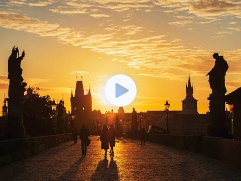 BeckerArt Charles Bridge Sunset Paint-a-long