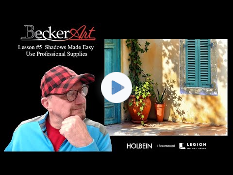 Paint-a-long Lesson 5 | Shadows Made Easy | Mixing Primary Colors with Pro Art Supplies, Series 2026