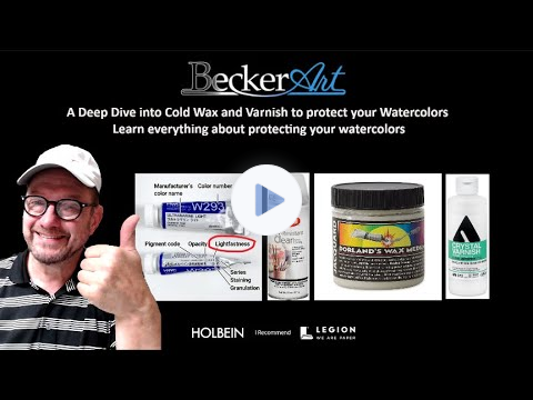 A Deep Dive into Cold Wax and Varnish to Protect your Watercolor Paintings