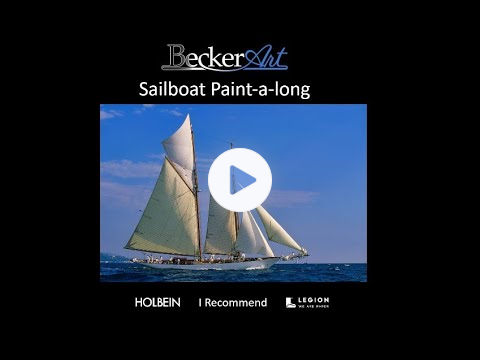 BeckerArt Sailboat Paint-a-long