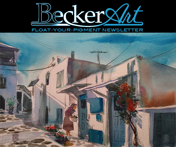 BeckerArtLLC Float-Your-Pigment Newsletter