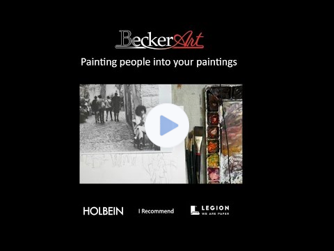 BeckerArt How to Put People into your Watercoloir Painting