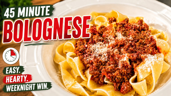 45 Minute Bolognese Sauce - with an Italian Secret