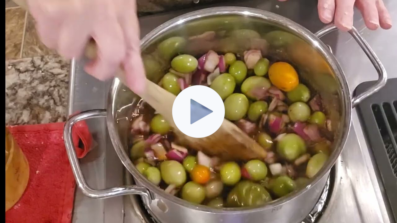 How to Make Sweet and Spicy Green Tomato Chutney