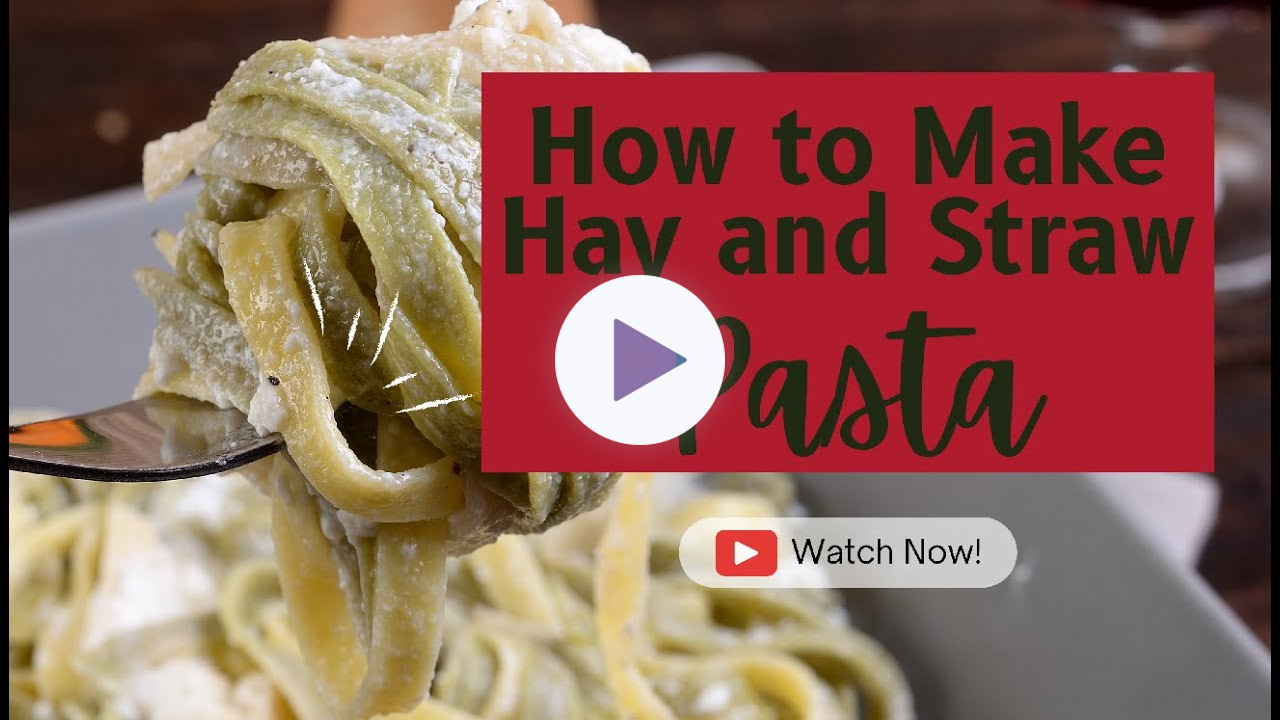 Simple, Tasty, Hay and Straw Pasta Recipe | Step-by-Step Slide Show Tutorial