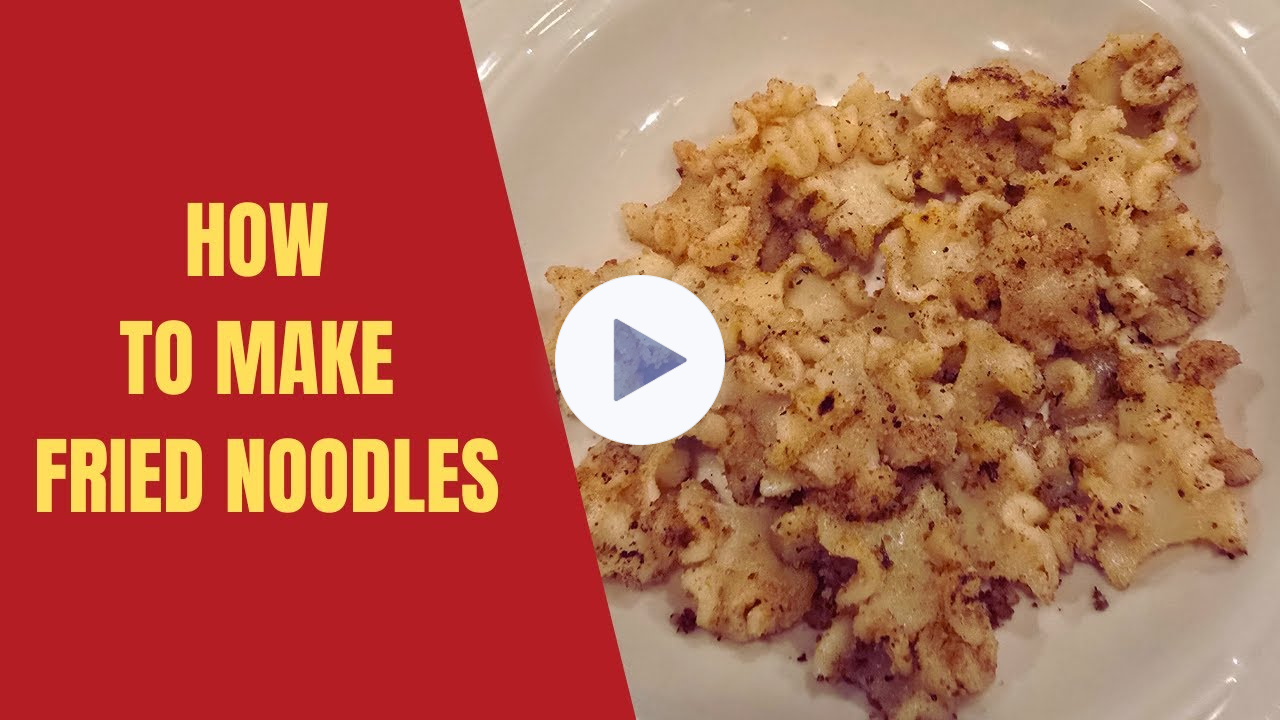 Fried Noodles in 5 Minutes 🍝 Nostalgic 3 Ingredient Comfort Food Recipe