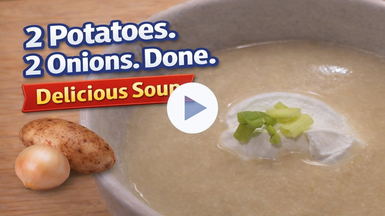 👉 2 Potatoes. 2 Onions. Done. | Budget-Friendly Potato Onion Soup, Step by Step