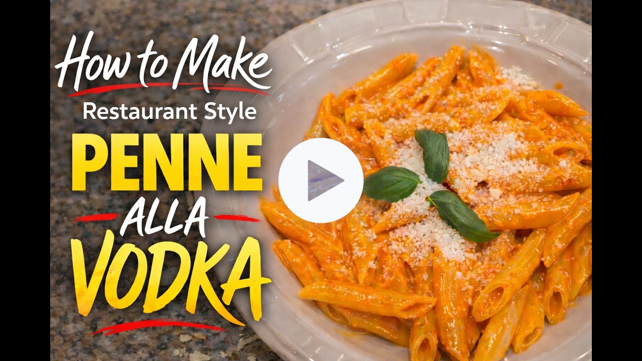 Penne Alla Vodka Recipe | Creamy Tomato Pasta in 20 Minutes