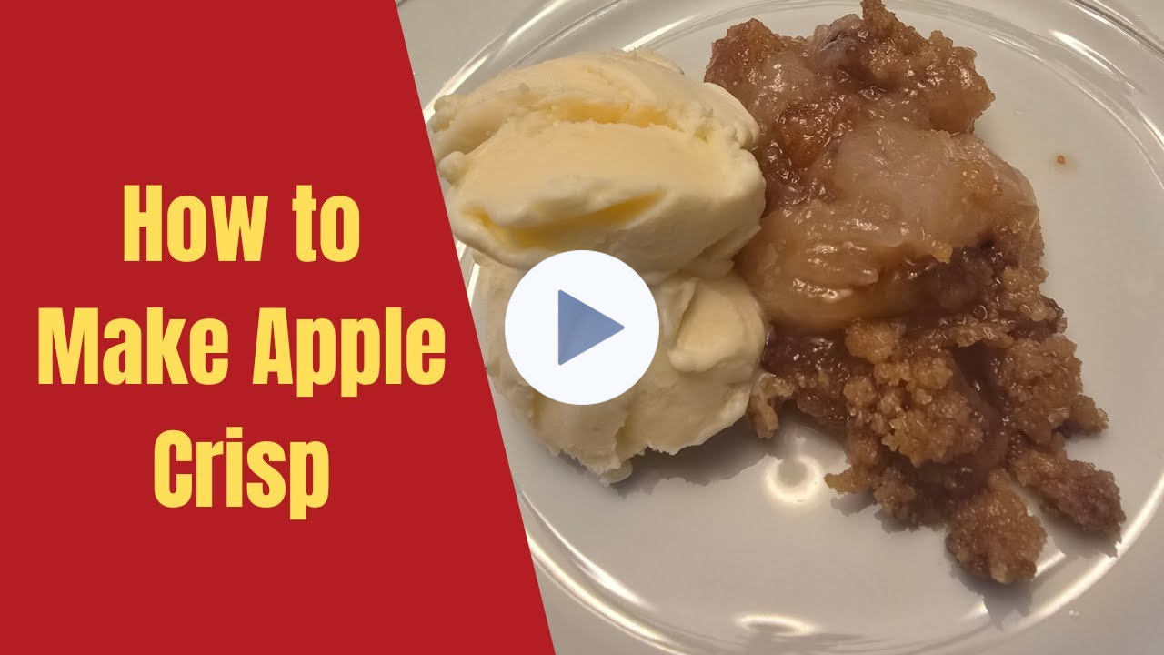 🍎 How to Make Apple Crisp with a Simple Streusel Topping