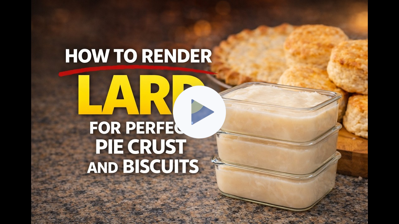 How to Render Lard for Perfect Pie Crust and Biscuits