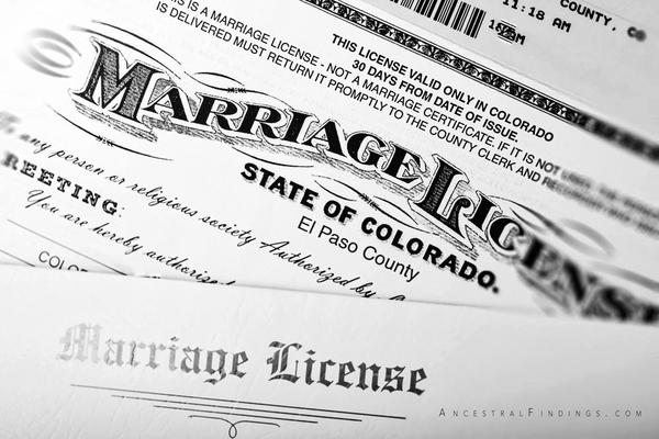 Marriage Bonds: A Closer Look at Marriage Records #2