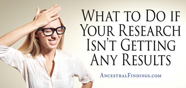 What to Do if Your Research Isn’t Getting Any Results