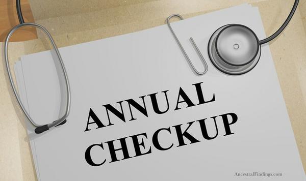 Give Your Genealogy an Annual Checkup