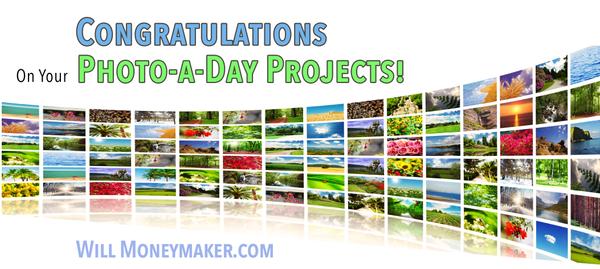 Congratulations On Your Photo-a-Day Projects! New Year, New Projects!