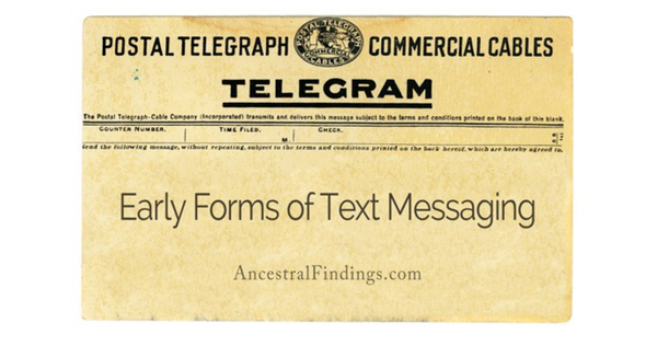 Early Forms of Text Messaging