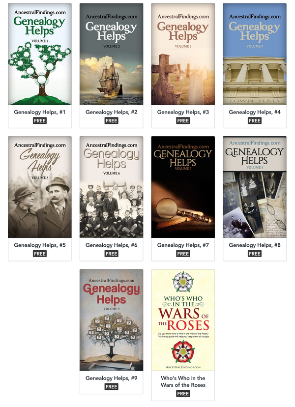 Free Genealogy eBooks