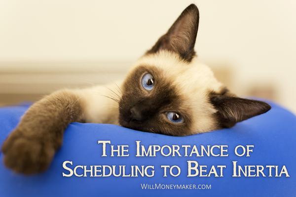 The Importance of Scheduling to Beat Inertia