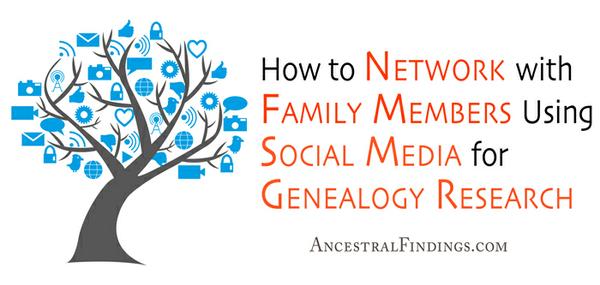 How to Network with Family Members Using Social Media for Genealogy Research