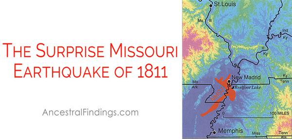 The Surprise Missouri Earthquake of 1811