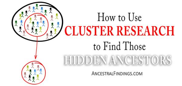 How to Use Cluster Research to Find Those Hidden Ancestors