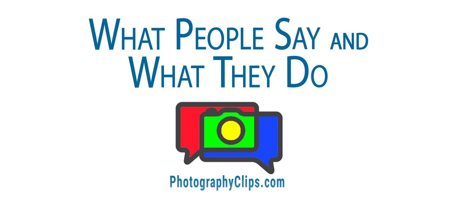 What People Say and What They Do