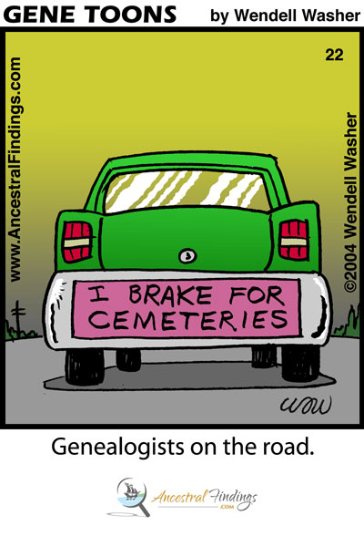 Genealogists On The Road (Genetoons #22)​​