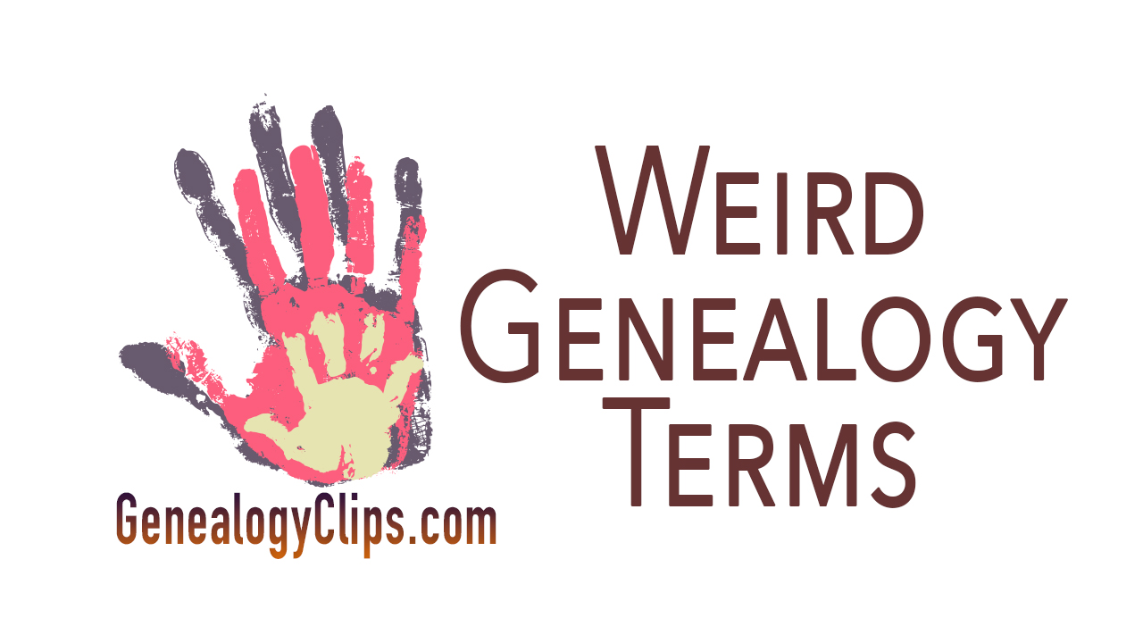 Weird Genealogy Terms