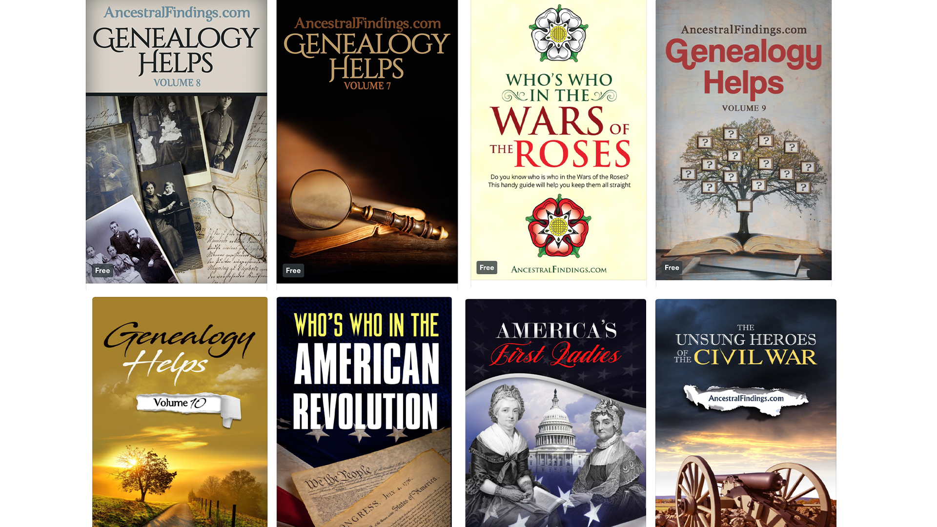 Free Genealogy eBooks