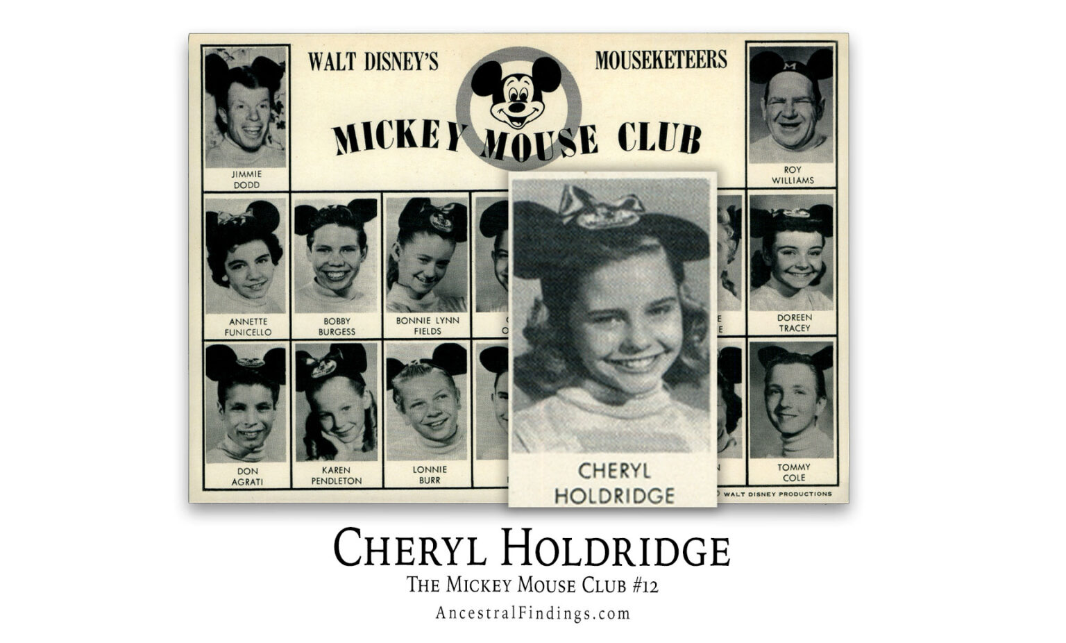Cheryl Holdridge: The Mickey Mouse Club, Part 12