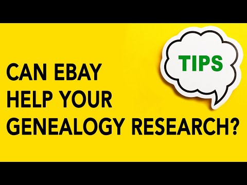 Can eBay Help Your Genealogy Research?