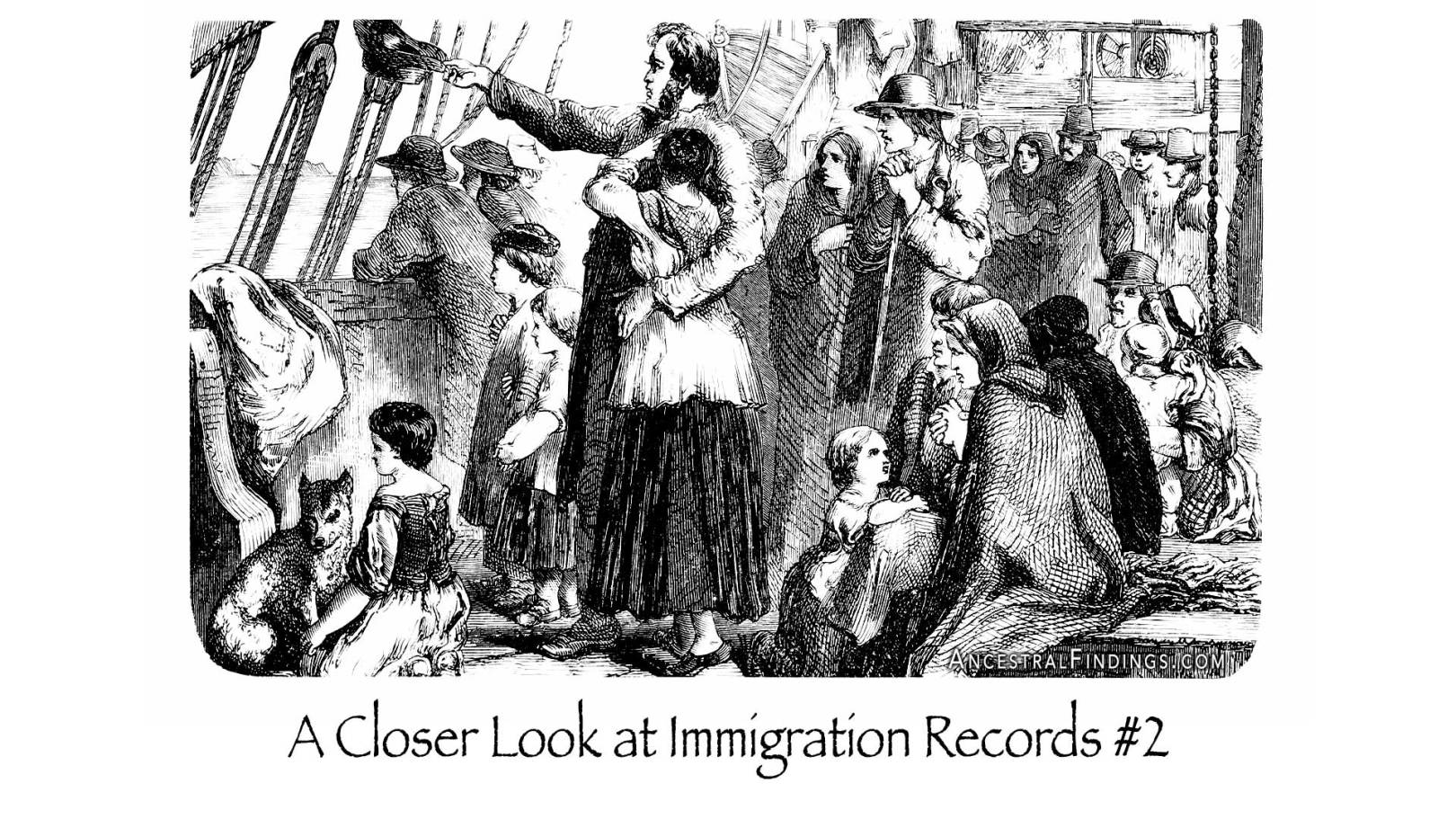 A Closer Look at Immigration Records #2