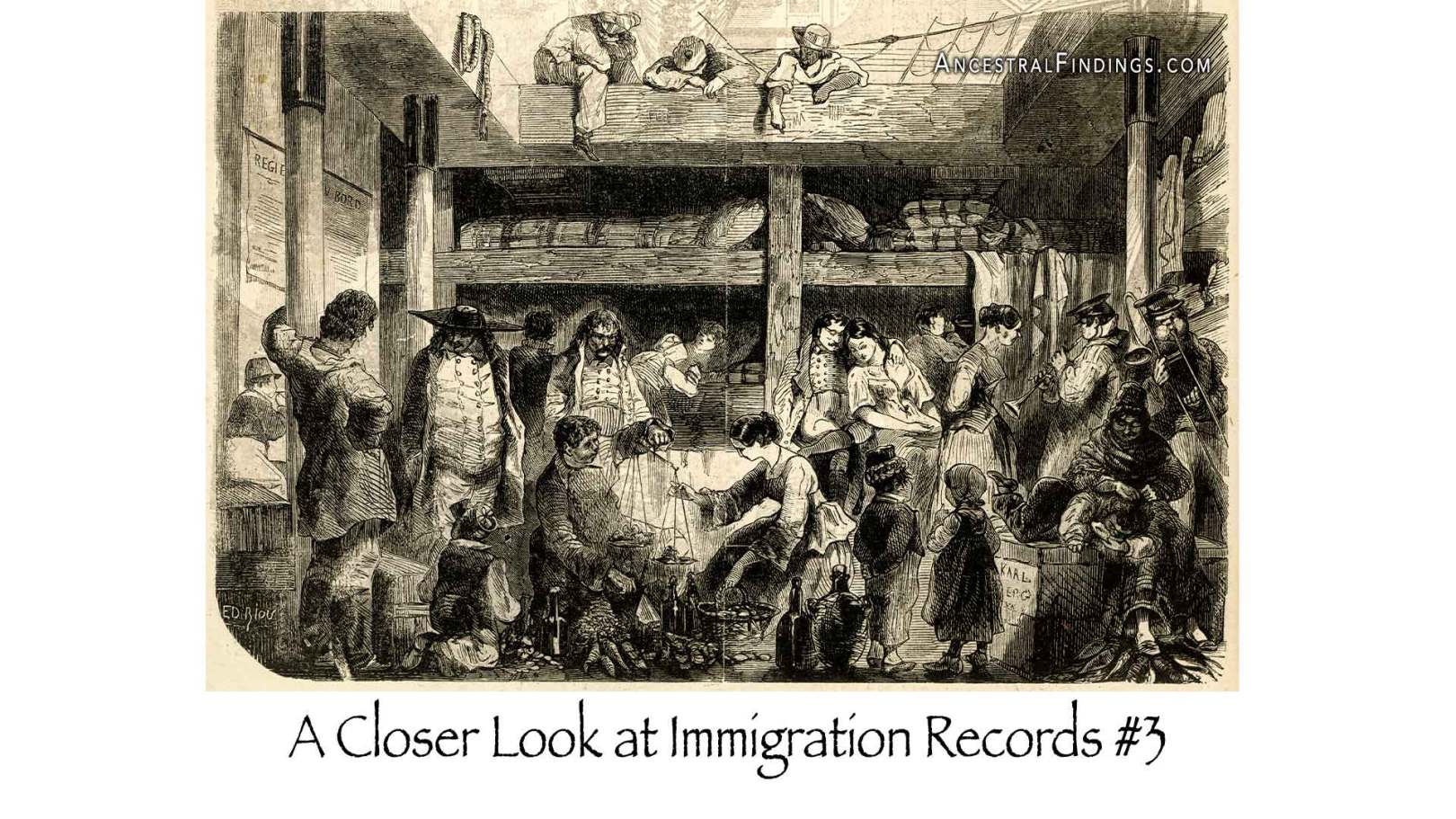 A Closer Look at Immigration Records #3