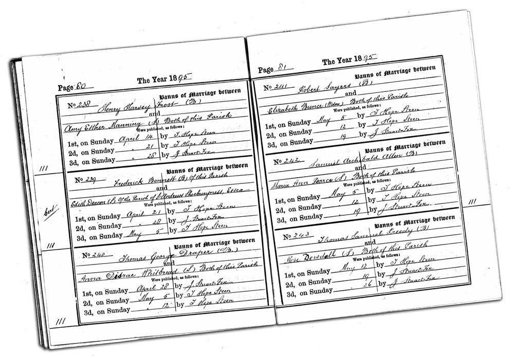 Marriage Banns: A Closer Look at Marriage Records #3