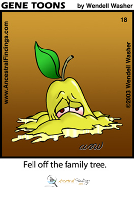 Fell Off The Family Tree (Genetoons Cartoon #18)