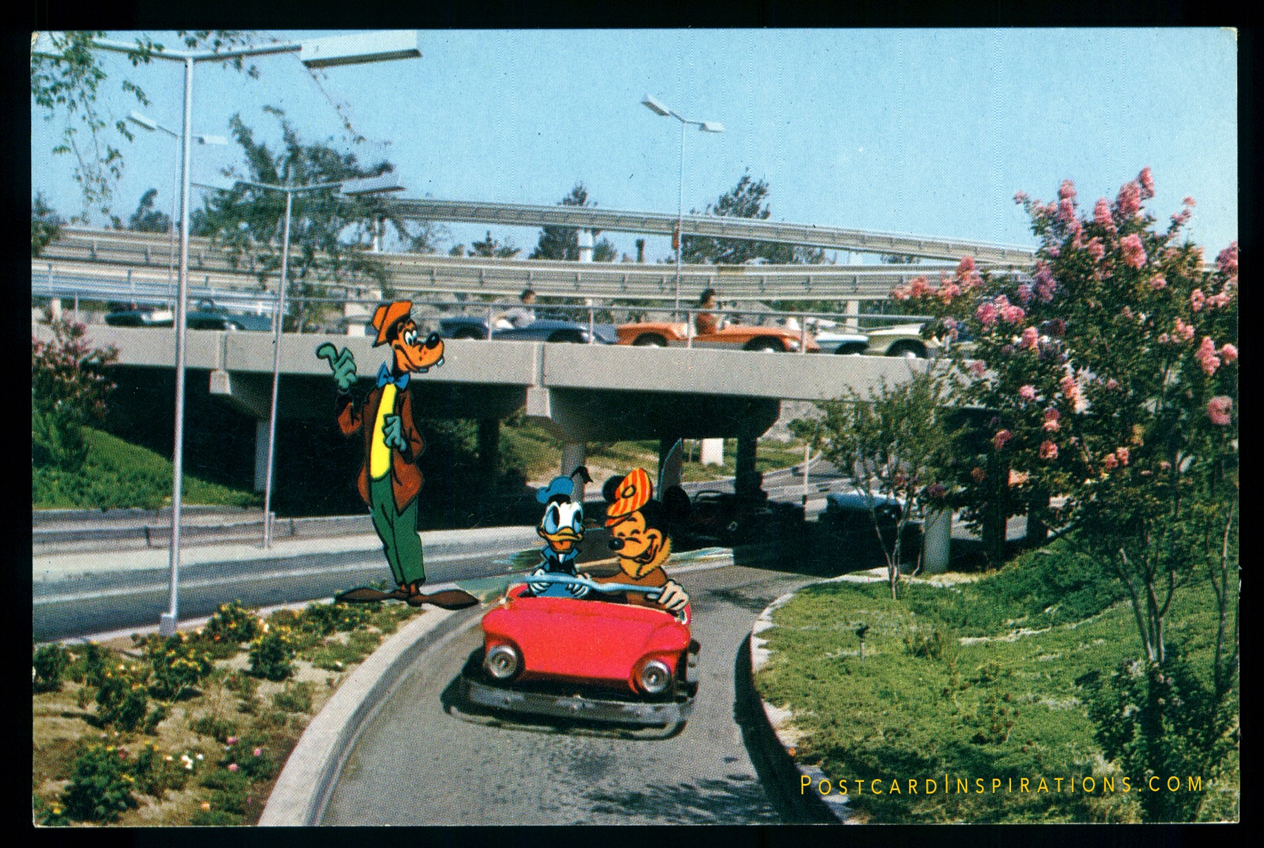 Tomorrowland Autopia (Postcard)