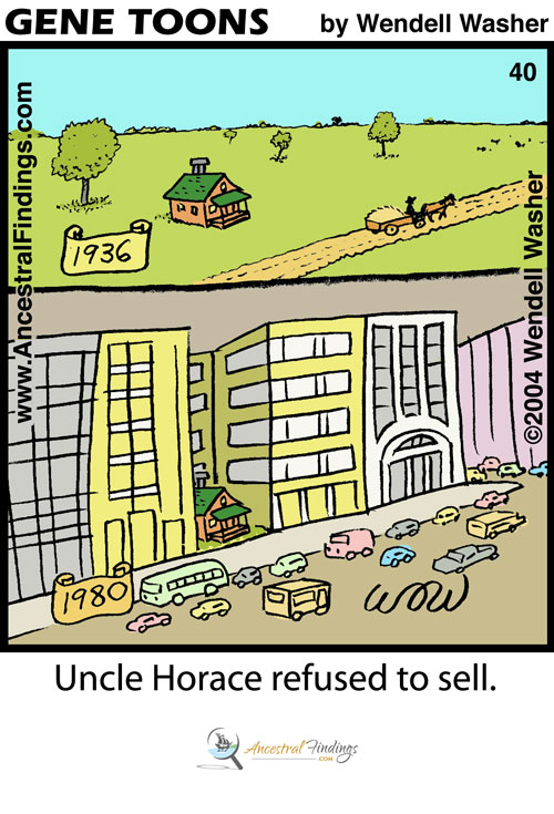 Uncle Horace Refused to Sell (Genetoons #40)