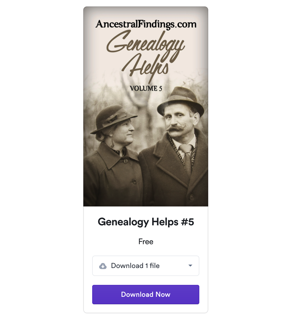 Free Genealogy eBooks