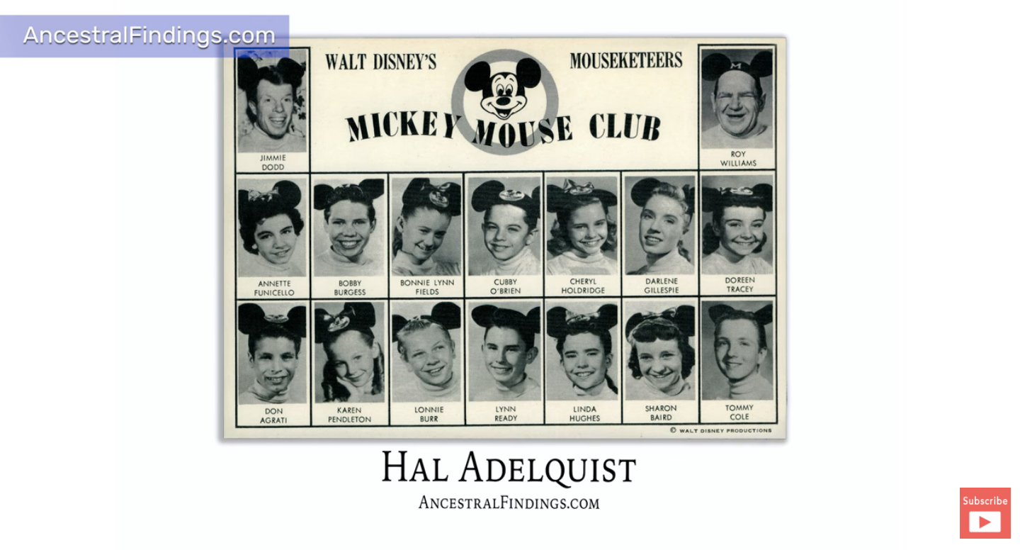 Hal Adelquist: The Mouseketeers, Part 1