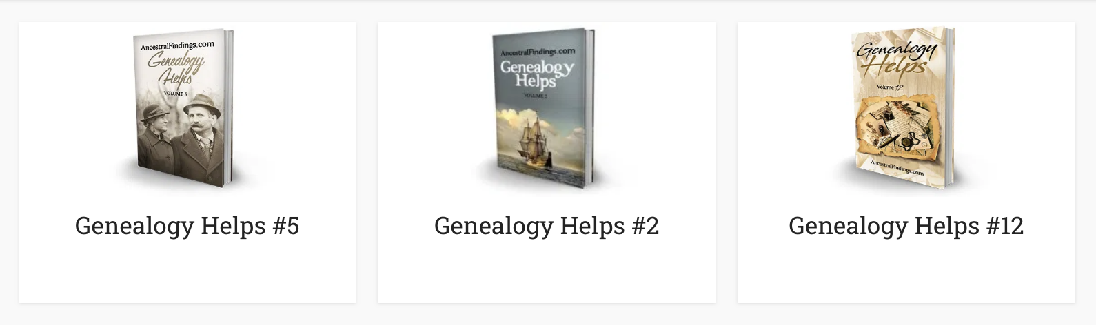 Free Genealogy eBooks