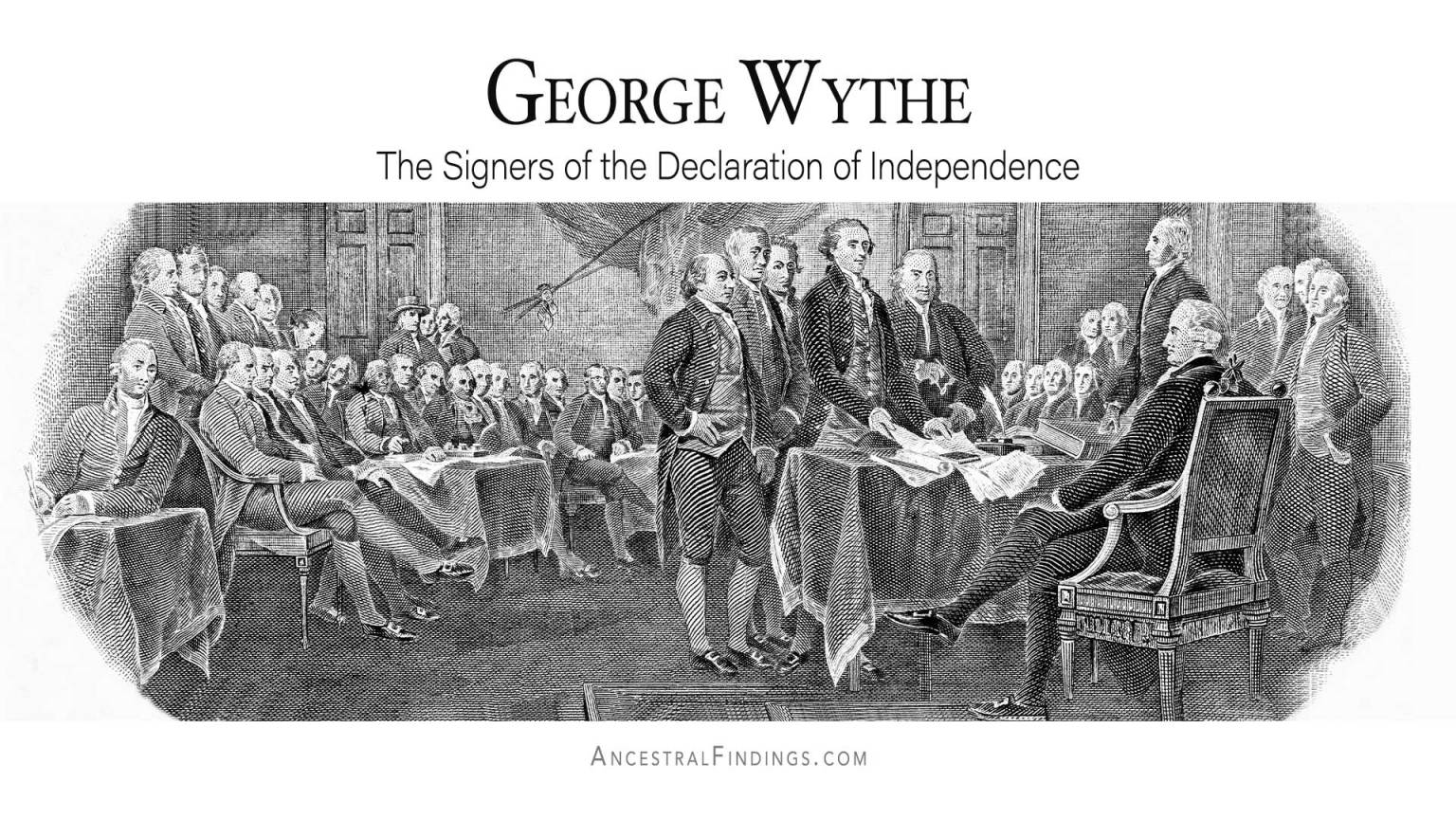 George Wythe: The Signers of the Declaration of Independence #56