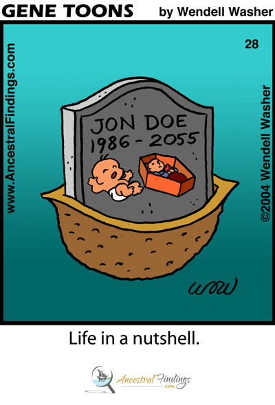 Life in a nutshell … (Genetoon #28)